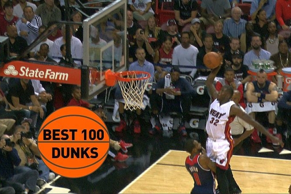 Найкращі 100 данків НБА останнього сезону: відео