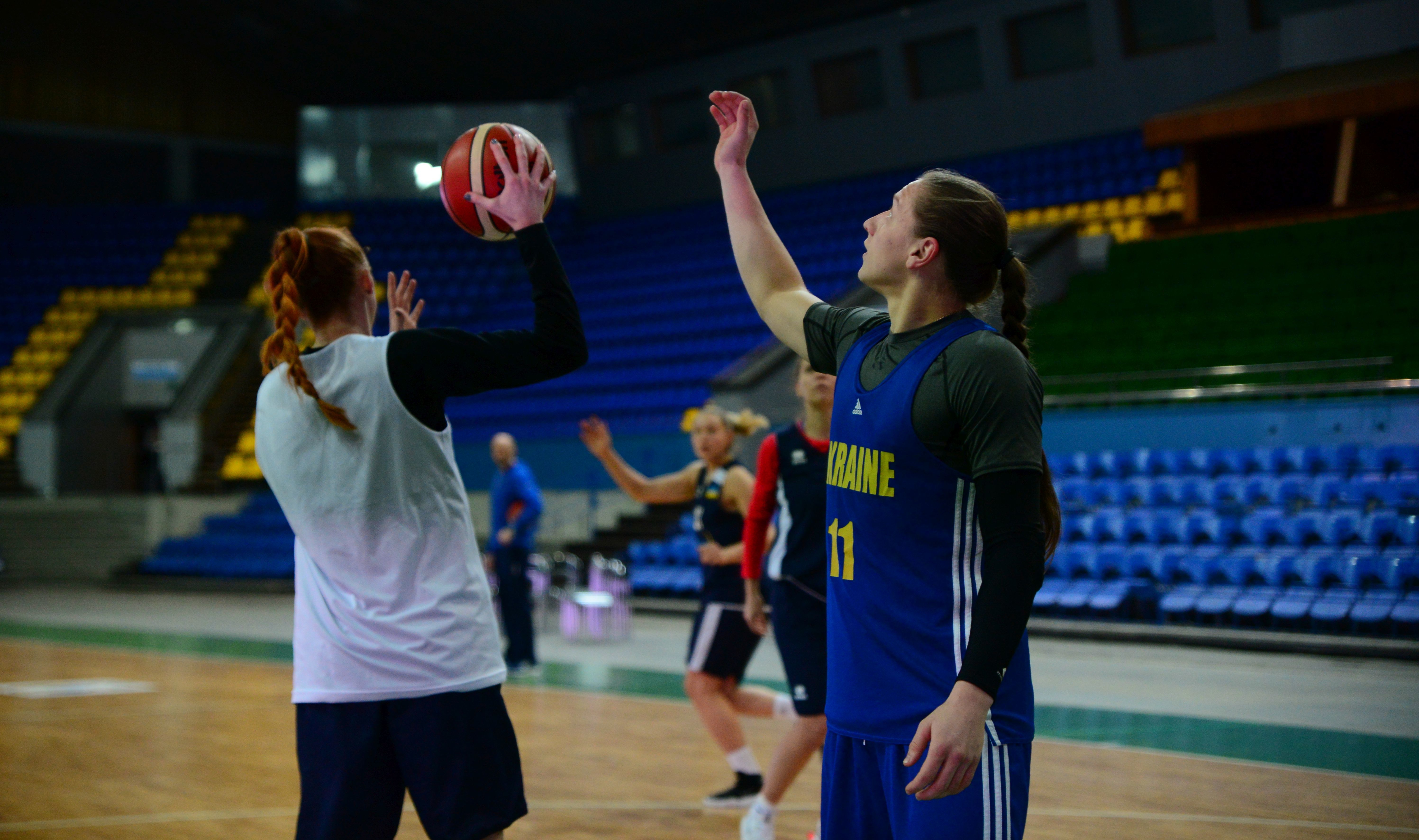 Збірна України: передматчеве тренування у Палаці спорту
