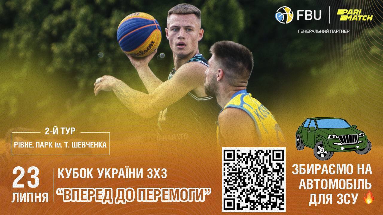 Літній Кубок України 3х3: результати та відео матчів етапу у Рівному