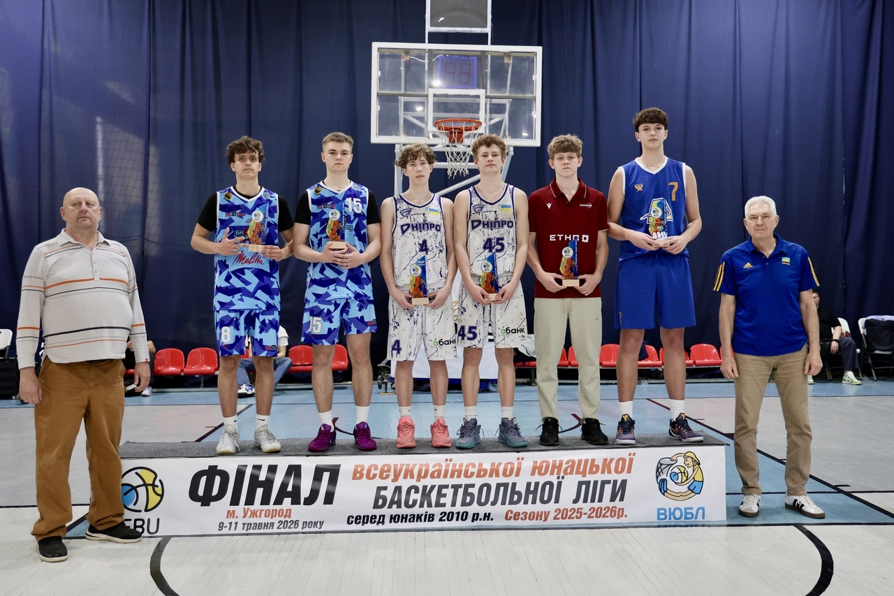 ВЮБЛ серед юнаків 2010 року: визначена символічна збірна сезону