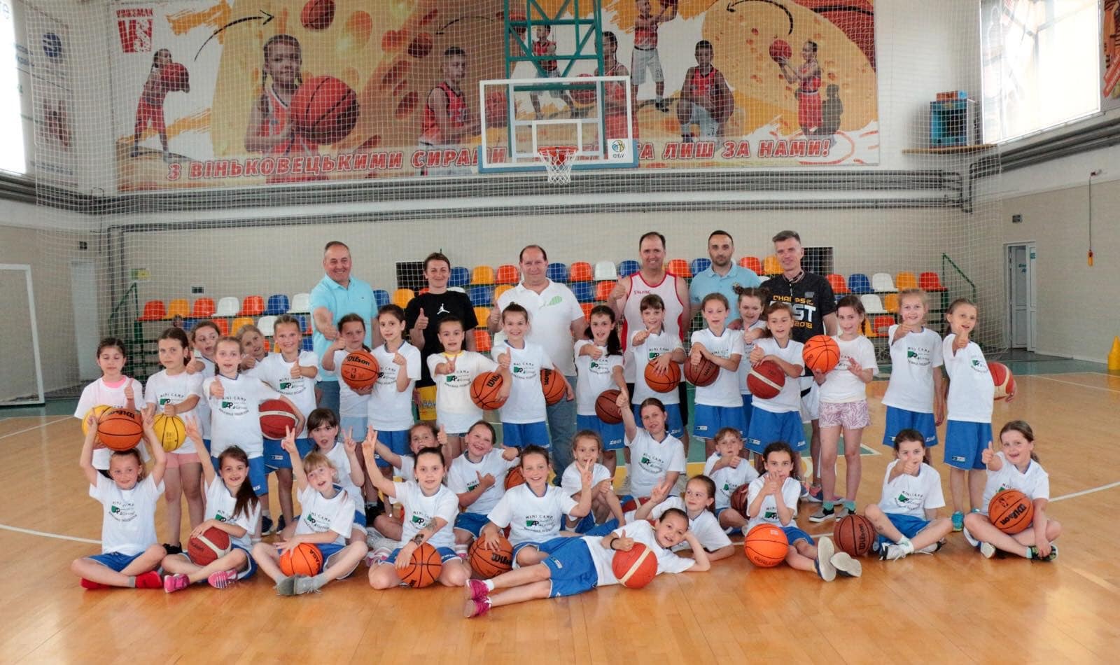 На Вінничині провели баскетбольний табір для дівчат 2014-15 років народження