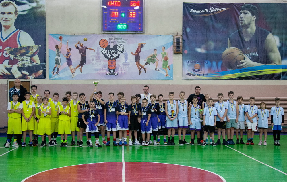 Клуб SBA виграв перший етап Одеської дитячої баскетбольної ліги в категорії Kids-2012
