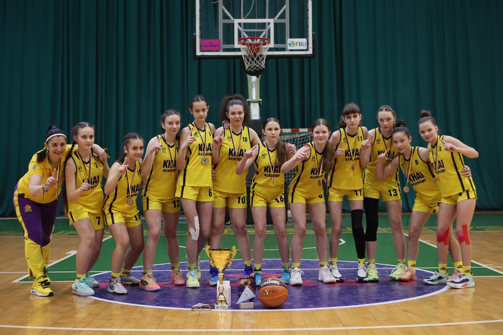 Збірна Харківської області-ХАІ виграла чемпіонат України ВЮБЛ серед дівчат 2011 року народження