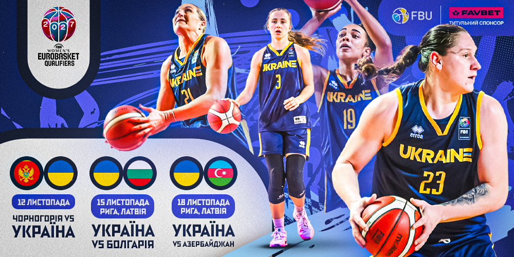 Увага ЗМІ: триває акредитація на матчі жіночої збірної України у відборі на Євробаскет-2027