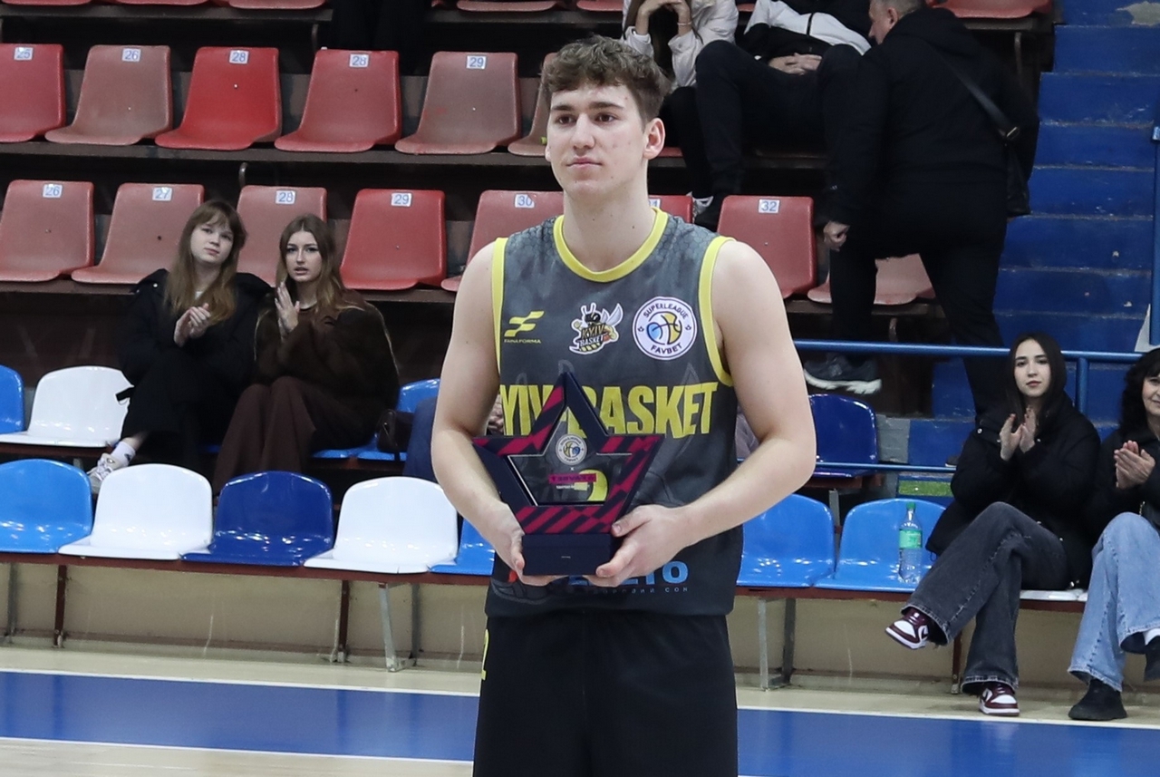 Єгор Сушкін отримав нагороду MVP жовтня в Суперлізі Favbet