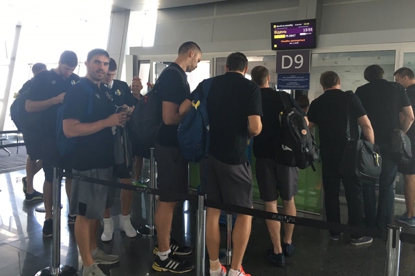 Збірна України вирушила до Словенії на матч відбору ЄвроБаскета